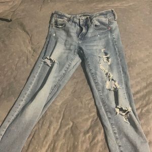American eagle ripped jeans